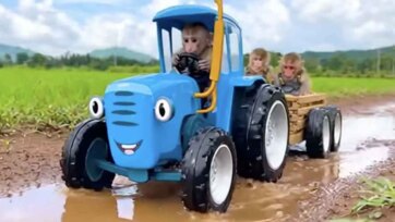 Monkey’s Happy Farm Ride with the Talking Blue Tractor