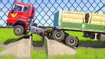 Funny Truck Rescue Game for Kids - Colorful Cargo Truck Adventure and Silly Crashes