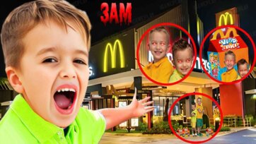 Surprise Kids Meal Adventure at a Colorful Restaurant with Curious Kids