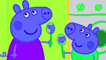 Magic Mirror Adventure with Cartoon Pig Family - Music & Colorful Kids Fun