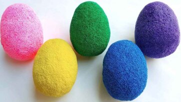 Colorful Surprise Eggs Adventure for Kids - Learn Colors and Fun Textures